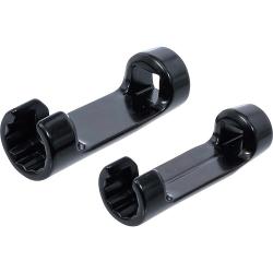 Set di chiavi per tubi del carburante - per BMW N54, N63, S63 - 2 pz.