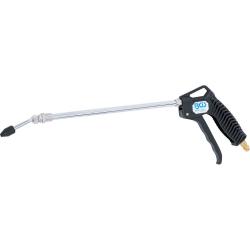 Pistolet do wydmuchiwania sprężonego powietrza - z wysuwaną dyszą - zakres pracy 285 do 530 mm - przyłącze 1/4"