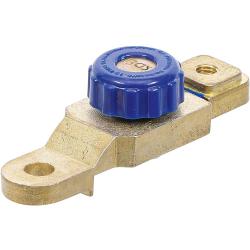 Adapter do odłączania akumulatorów motocyklowych - do akumulatorów płaskich z przyłączem M6 - wymiary (dł. x szer. x wys.) 64 x 21 x 19 mm