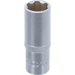 Steckschlüssel-Einsatz Super Lock - tief - Chrom-Vanadium-Stahl - Antrieb Innenvierkant 12,5 mm (1/2") - SW 20 bis 27 mm