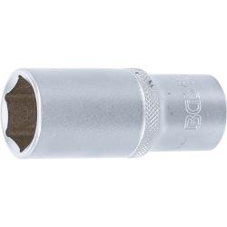 Steckschlüssel-Einsatz Sechskant - tief - Chrom-Vanadium-Stahl - Antrieb Innenvierkant 12,5 mm (1/2") - SW 23 bis 26 mm