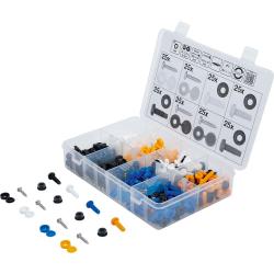 Assortimento di bulloni, dadi e tappi - 400 pezzi - in scatola di assortimento
