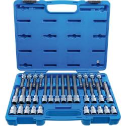 Terähylsysarja - sisäinen neliökäyttö 12,5 mm (1/2") - TP-profiili (Torx Plus) TP20 - TP70 - 32 kpl.