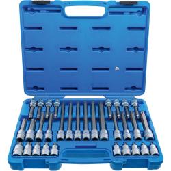 Terähylsysarja - sisäinen neliökäyttö 12,5 mm (1/2") - TPS-profiili (Torx Plus) reiällä TPS20 - TPS70 - 32 kpl.