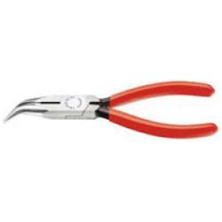 Nose Pliers 40º Angled Jaws - With Blade - Polished