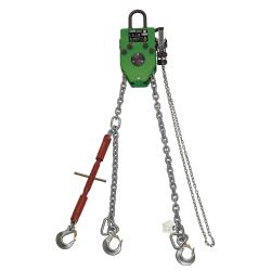 Mobile motorized conductor "URANOS" - 3-point suspension - Chain length 1245 to 1900 mm - Load capacity 500 to 2000 kg - Price per piece