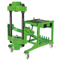 Hydraulic kingpin press "AXLE" - max. pressing force 75 t - hydraulics 700 bar - stroke 155 mm - price per piece