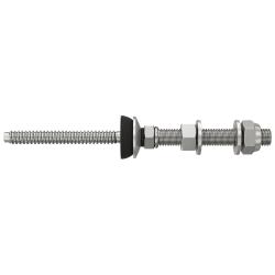 Hanger bolt STSI A2 - stainless steel A2 - with EPDM seal - M10 x 181 mm - PU 10 pieces - Price per PU