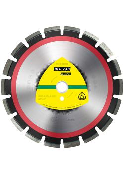 Diamond cutting disc DT 612 AB - diameter 300 to 500 mm - bore 20 to 25.4 mm - laser-welded