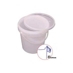 Plastic buckets (round, color: natural) - "Jokey Euro-Tainer" - 5.6 liter - type