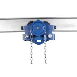 LST-G 5 reel chain trolley - Load capacity 5000 kg - Operating length 2.5 m - Flange width 114 to 203 mm