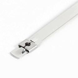 Tie-Lok-nippusiteet - leveys 6,4 mm - pituus 419 mm - ruostumaton teräs V2A - pakkaus 100 kpl - hinta per pakkaus