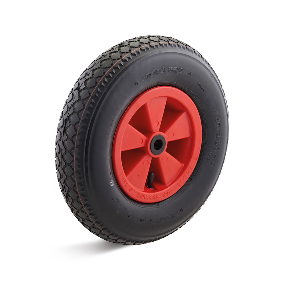 Pneumatic Tyres - Capacity 50-250 kg - Profile Rib, Block, Military With Plastic