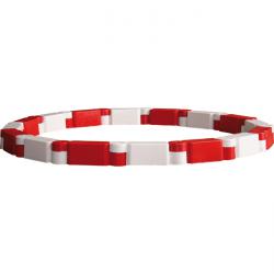 Divisorio "Garant" - 430 mm di lunghezza - bianco o rosso - realizzato con materiale riciclato