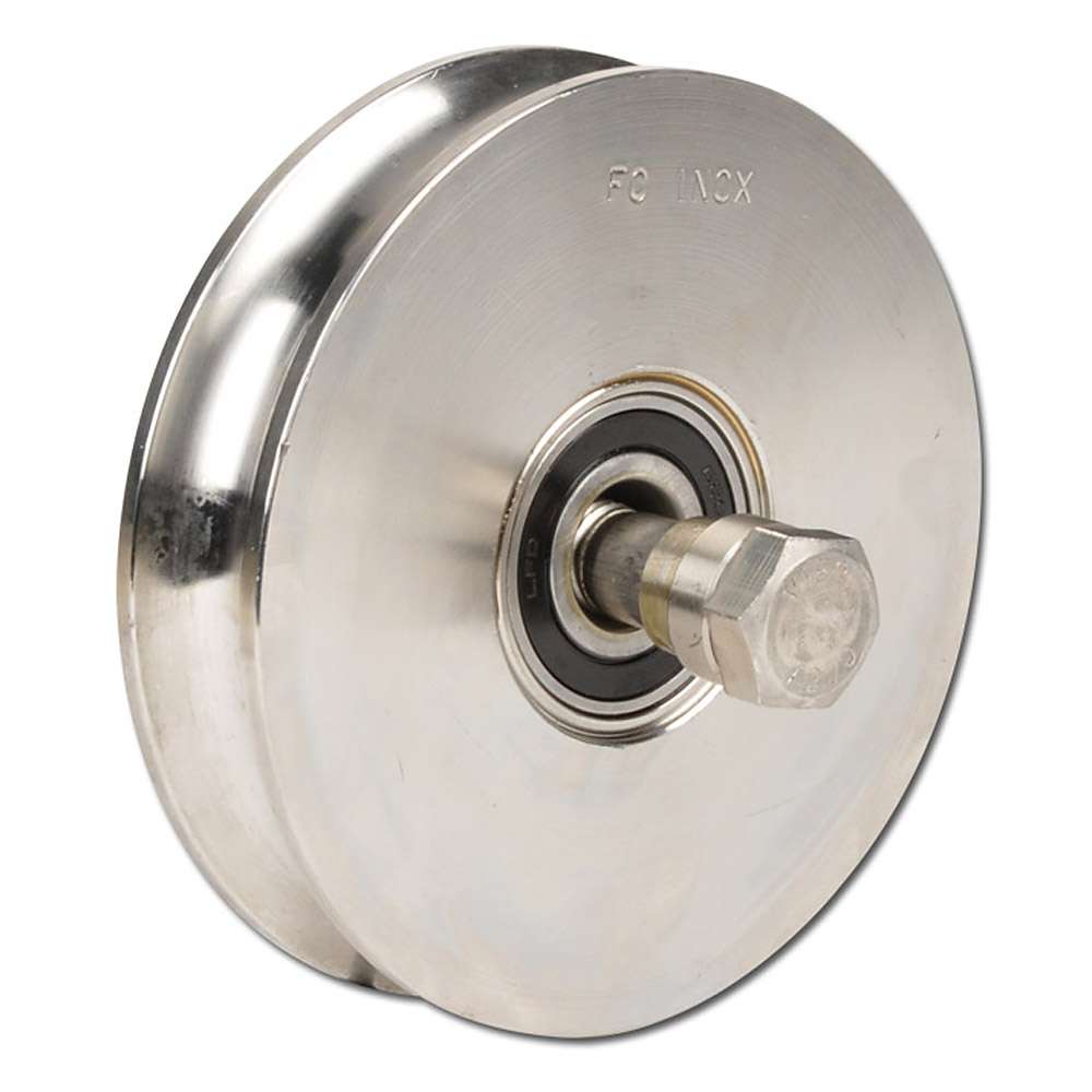 Stainless Steel Pulleys Capacity 125-625 kg With 2 Ball Bearing "TORWEGGE"