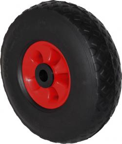Stiksikker polyurethanhjul - stÃ¥l- eller plastfÃ¦lge - hjul Ã˜ 245 til 400 mm - bÃ¦reevne 125 til 200 kg