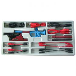 Prüfkabel- et accessoire assortiment - 15 pièces