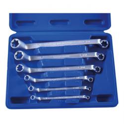 Star Double Ring Spanner Set - Deep Cranked - 6-Partite - E6 To E24