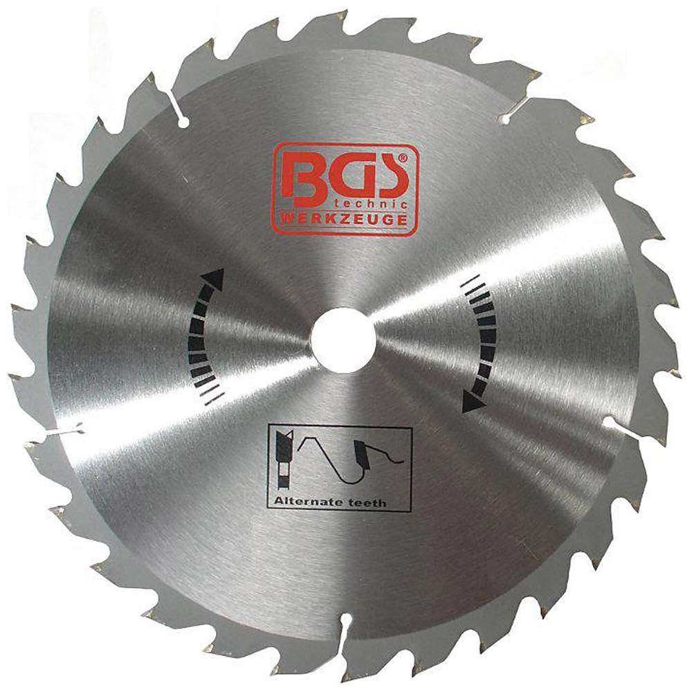Sirkelsagblad diameter 190-400 mm - diameter 30 mm tykkelse 1,5 mm