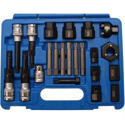 Bit and socket set - for generator - 22 pieces