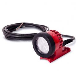 Spotlight "ABL" - LED - ca 800 lumen - 12 V DC - 1,5 m strømkabel - utskiftbart slagglass