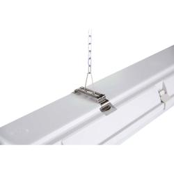 Crochet de suspension pour fixation d'une suspension à chaîne (1 pièce) - adapté au luminaire EX X-LUX STANDARD Z1 - luminaire pour locaux humides