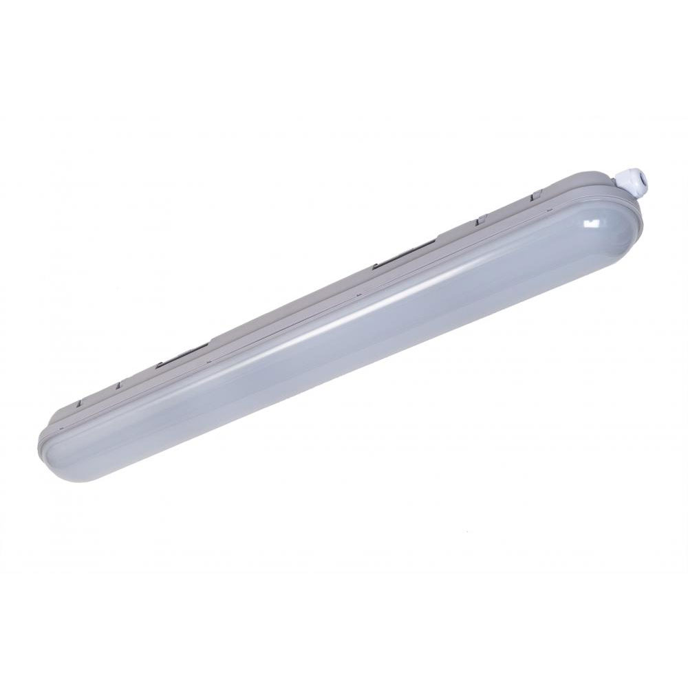 LED moisture-proof diffuser luminaire - series LED-LUX STANDARD No. 2 - polycarbonate housing - various designs