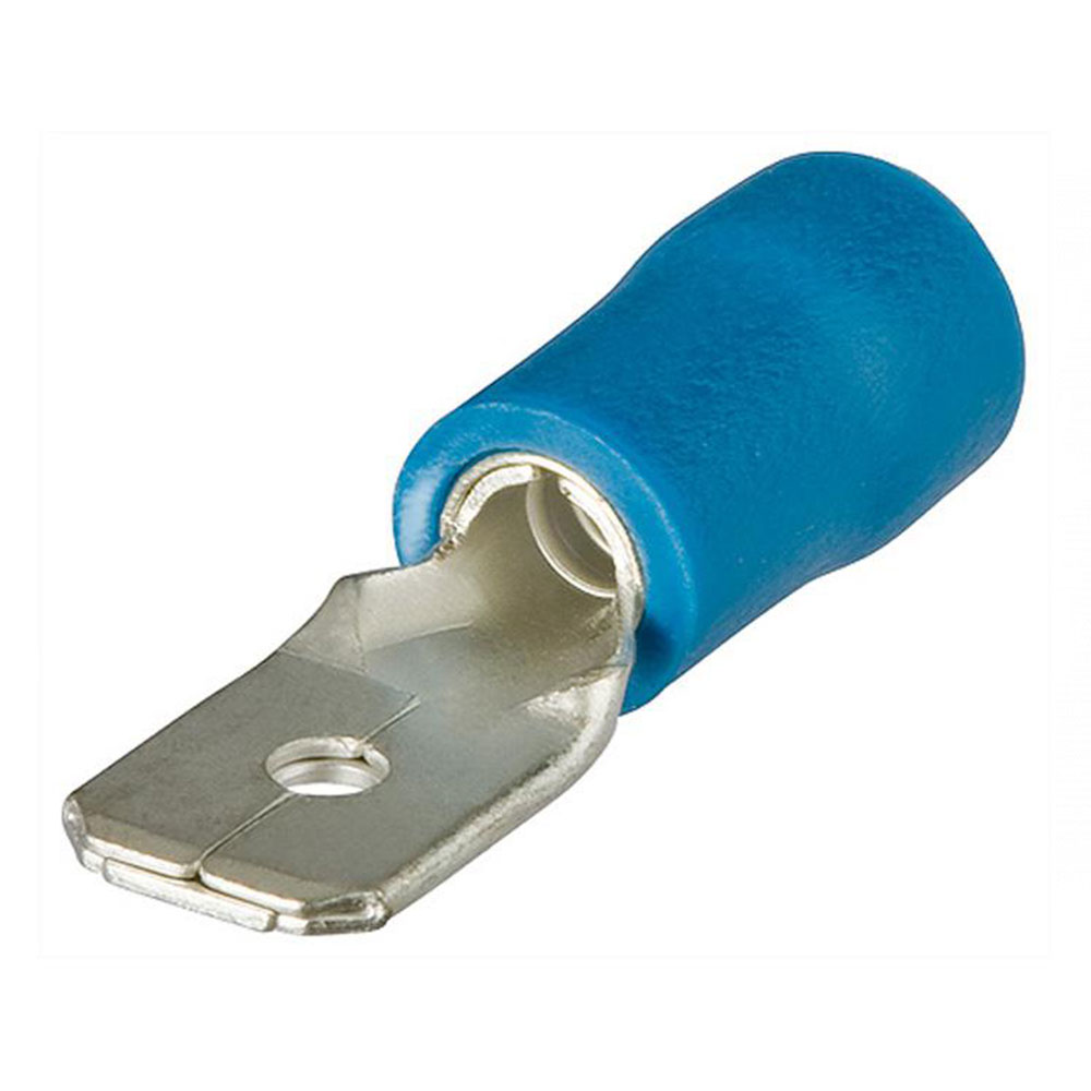 Tabs - isolerat - VE 100 st -. Bredd x tjocklek 6,3 x 0,8 mm