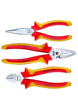 VDE pliers set - 3 parts - in L-BOXX® Mini - with casing insulation