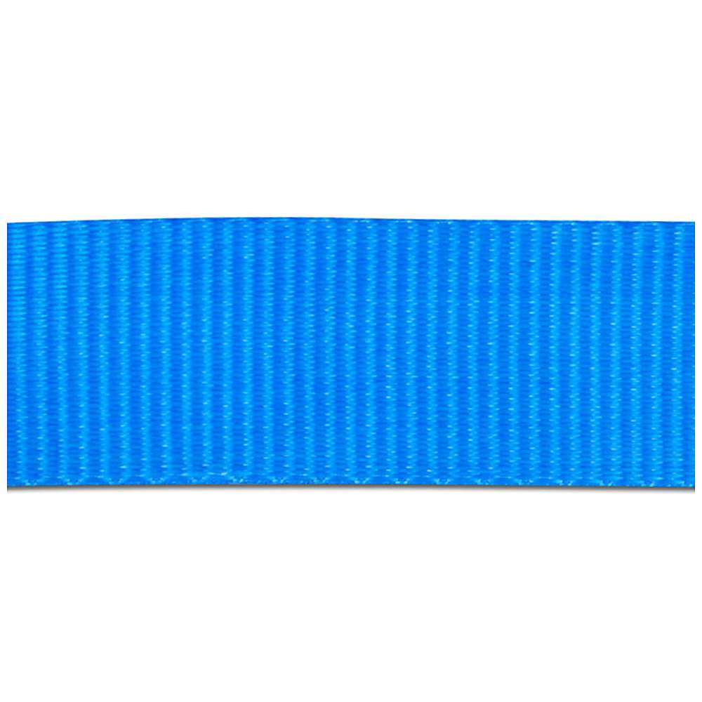 Spännband - med spärr - i ett stycke - bredd 50 mm - 1500 daN - längd 0,50 till 10,00 m - färg blå och gul