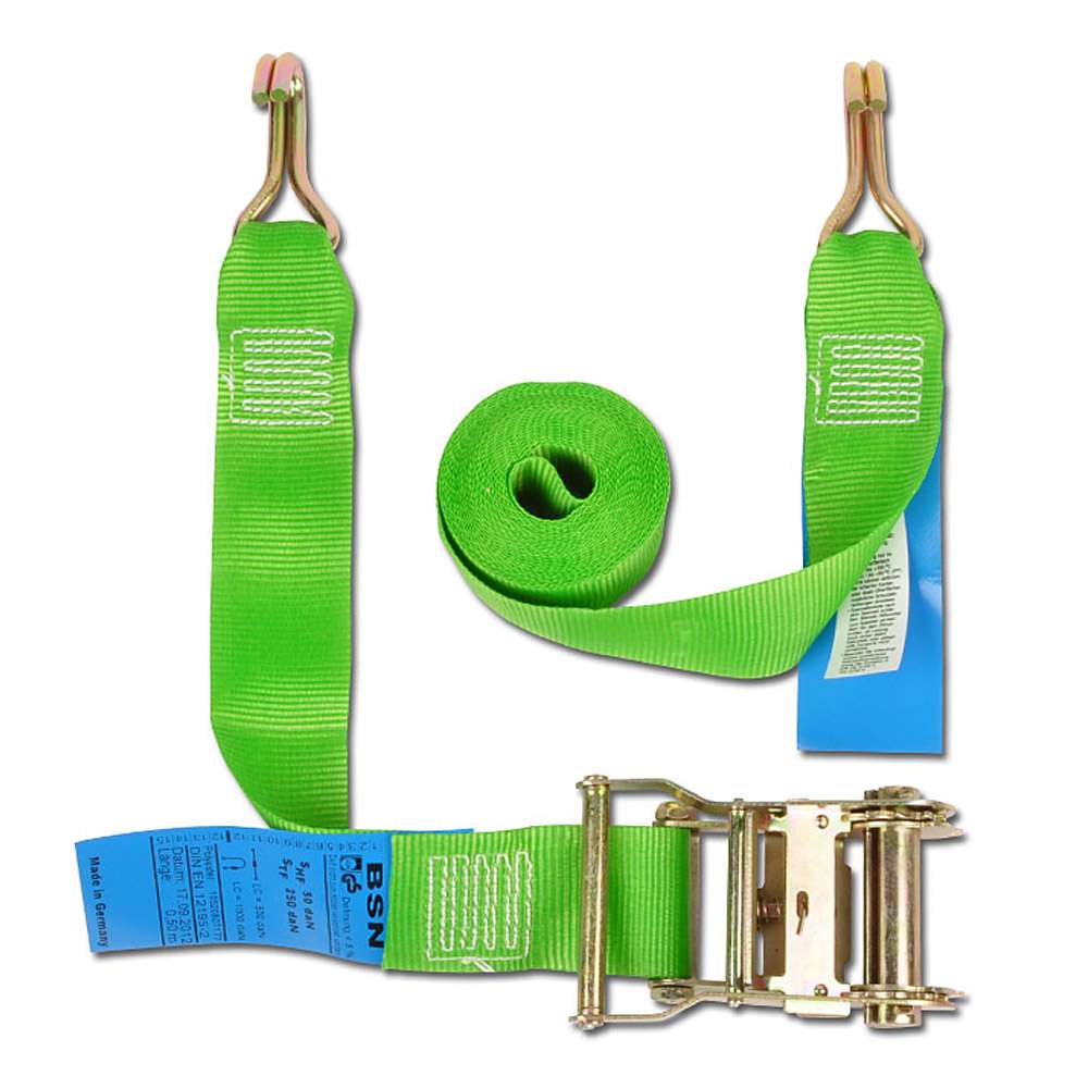 Surrningsband - System 500/50 - två delar - 50 mm bred - längd 1,0 till 10,0 m - färg grön och blå