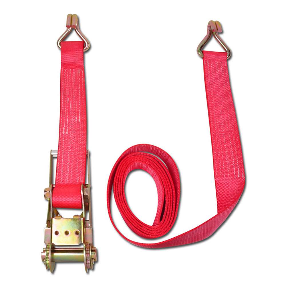 Lashing strap - system 5000/75 - two-piece - strap width 75 mm - length 2,0 to 10,0 m - color red or yellow