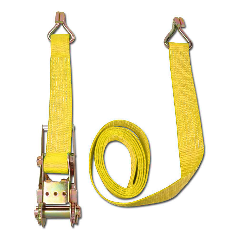 Cinghia di ancoraggio - Sistema 5000/75 - in due parti - larghezza cinghia 75 mm - lunghezza da 2,0 a 10,0 m - colore rosso o giallo