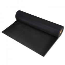 Gummi-Feinriefenmatte - Stärke 3,0 mm - mit Einlage - Farbe schwarz - Preis per Rolle