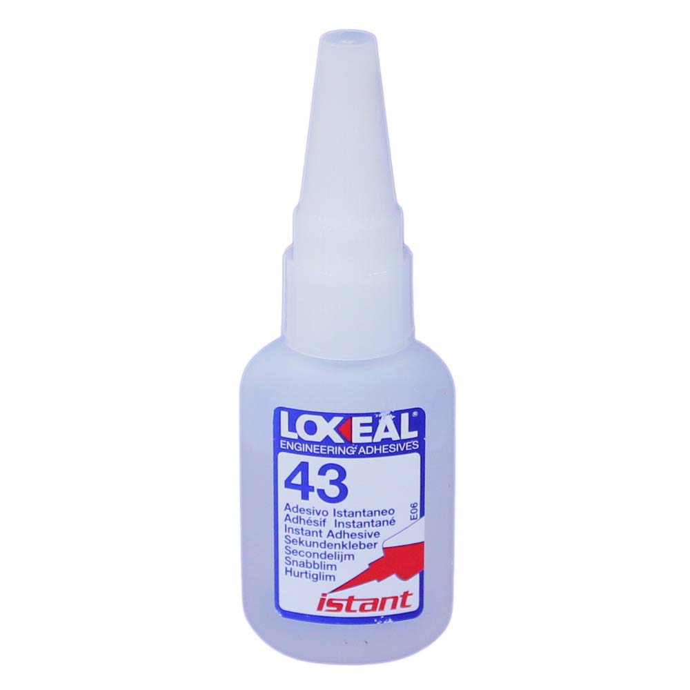 Instant glue LOXEAL 43 - universal - for rubber plastic, ceramic, wood