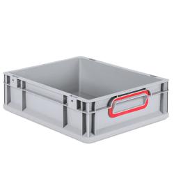 Eurobeholder ProfiPlus Eurobox 412 - med lukkede håndtag - ydre mål (B x D x H) - 400 x 300 x 120 mm