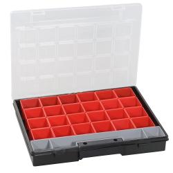 Assortment box Euro Plus Flex 37-25 - with 25 compartments - Dimensions (W x D x H) 370 x 295 x 55 mm