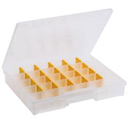 Assortment box Euro Plus Basic 37 / 7-20 - with 7 fixed compartments - Dimensions (W x D x H) 370 x 295 x 60 mm