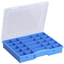 Assortment box Euro Plus Basic 37/25 - with 25 fixed compartments - Dimensions (W x D x H) 370 x 295 x 60 mm