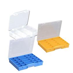 Anglerbox Set Basic - leer - 3 Boxen - 49 Fächer