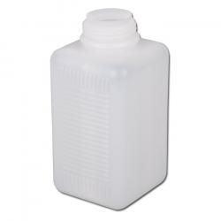 Wide-mouth bottles series 310 HDPE - natural square without encryption