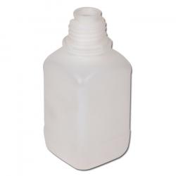 Chemikalien-Enghalsflaschen Serie 310 HDPE - vierkantig ohne Verschluss