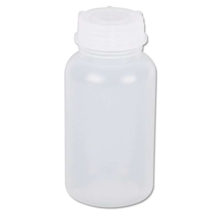 Wide-mouth bottles series 303 LDPE - round - with closure