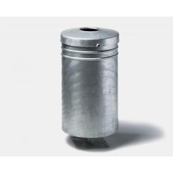 Contenitore per rifiuti "ARB 110" - acciaio zincato - volume 110 litri