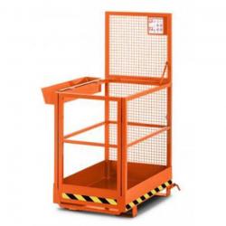 Cestello da lavoro tipo RAK-Slim - Dimensioni 1200 x 800 x 1900 mm - Portata 300 kg - Colore RAL 2004 arancione puro - Prezzo per pezzo