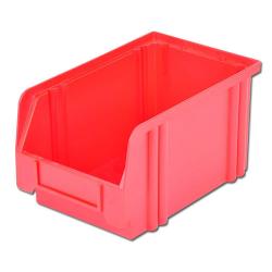 Sichtlagerkasten - rot - ab 85/65 x 105 x 45 mm  - hochschlagfest