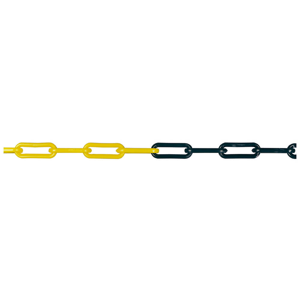 Barrier chains - length 5 to 25 m - Ø 8 mm - UV-resistant plastic - various designs