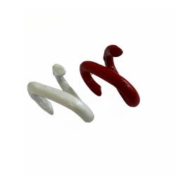 Connector for plastic link chains - color red