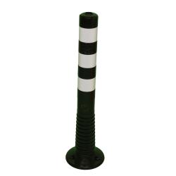 Barrier posts - PUR - flexible - 750 mm - reflective - black