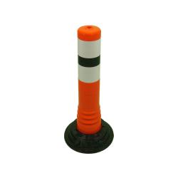 Barrier posts - PUR - flexible - 450 mm - reflective - orange